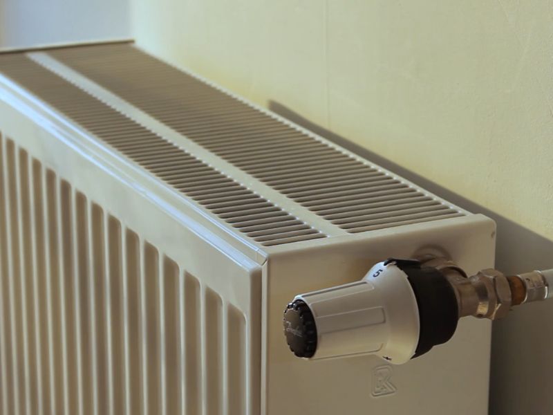 Prikaz redijatora za grejanje u kući