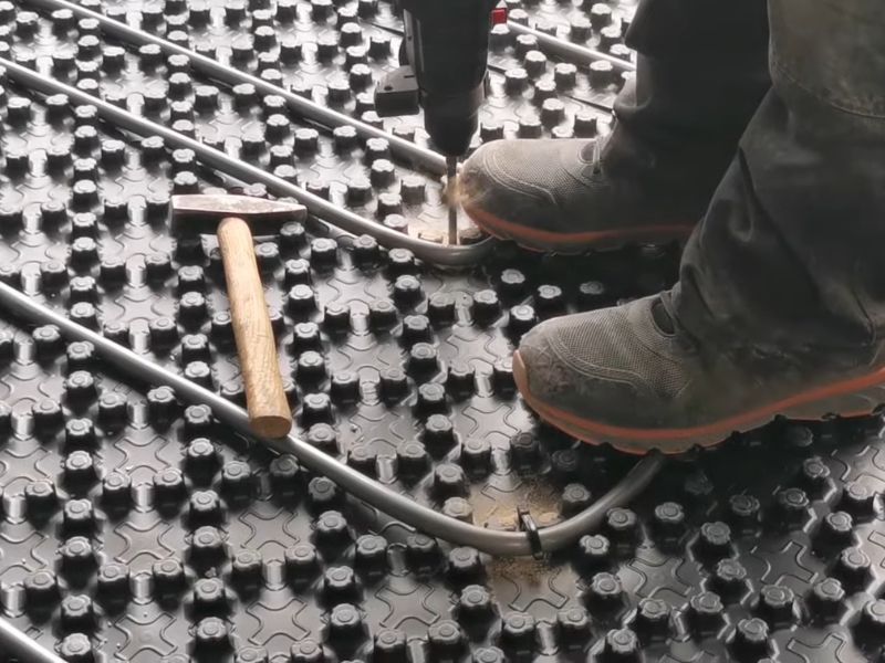 Prikaz ugradnje podnog grejanja
